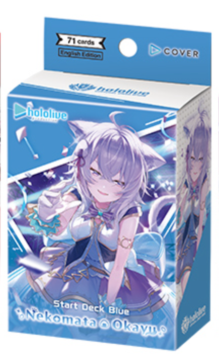 [hololive OFFICIAL CARD GAME] Nekomata Okayu Starter Deck Blue