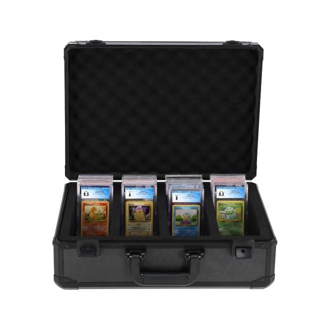 BCW Graded Lock Case: Four Row (Black)