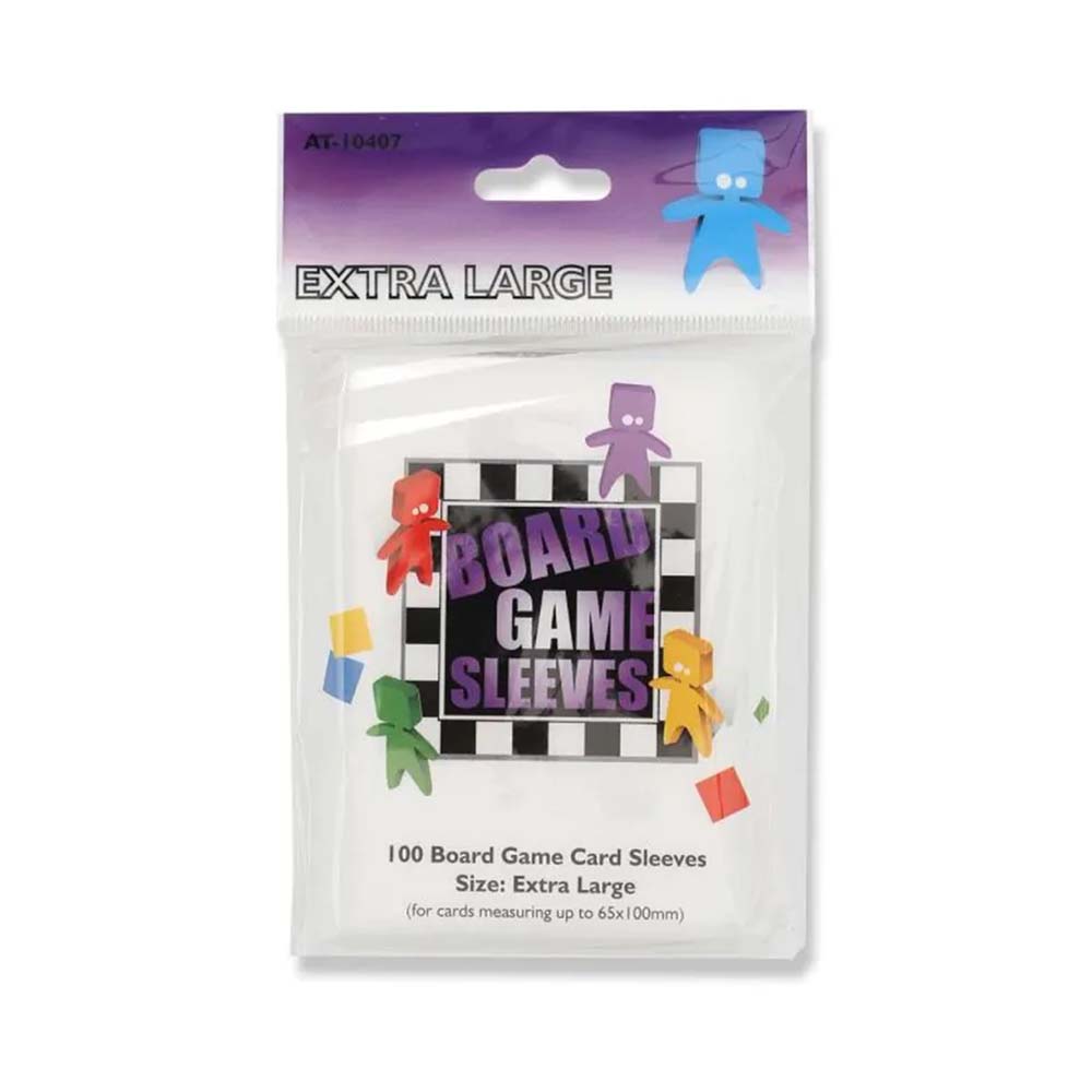 Dragon Shield: Board Game Sleeves (100ct) Clear – Extra Large