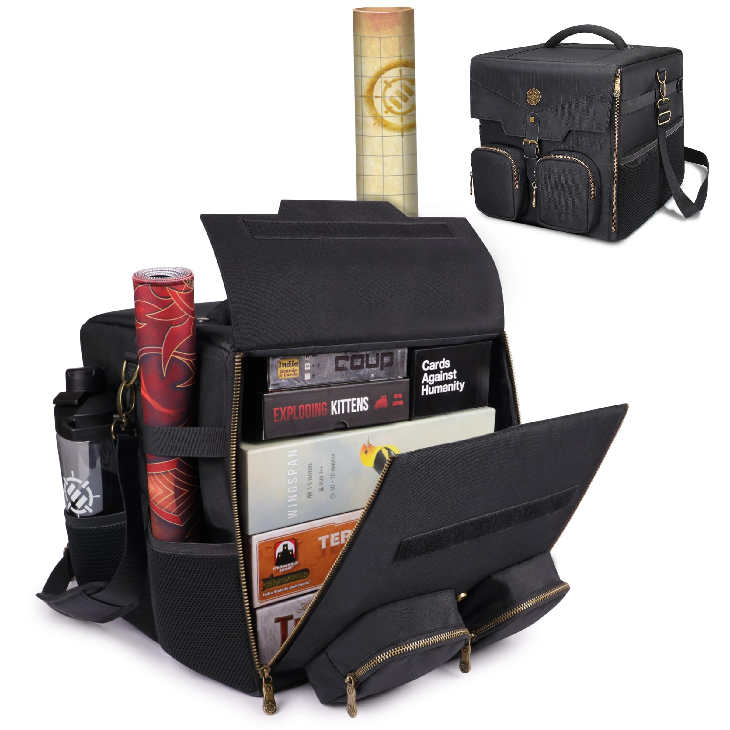 Enhance Tabletop Game Box Shoulder Bag - Black