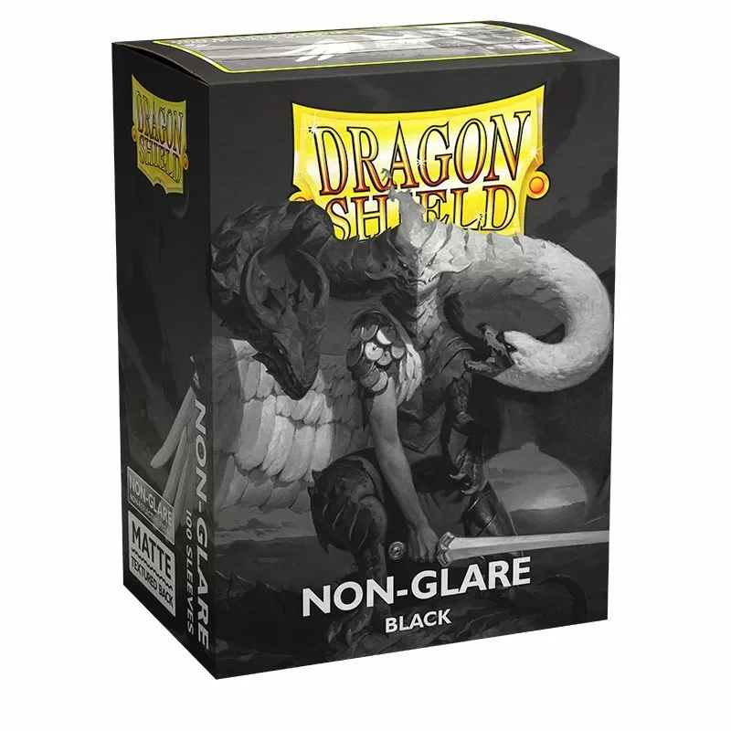 Dragon Shield: Sleeves (100ct) Black - Non Glare