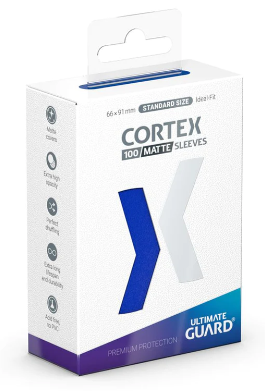 Ultimate Guard Cortex Sleeves 100ct - Matte Blue