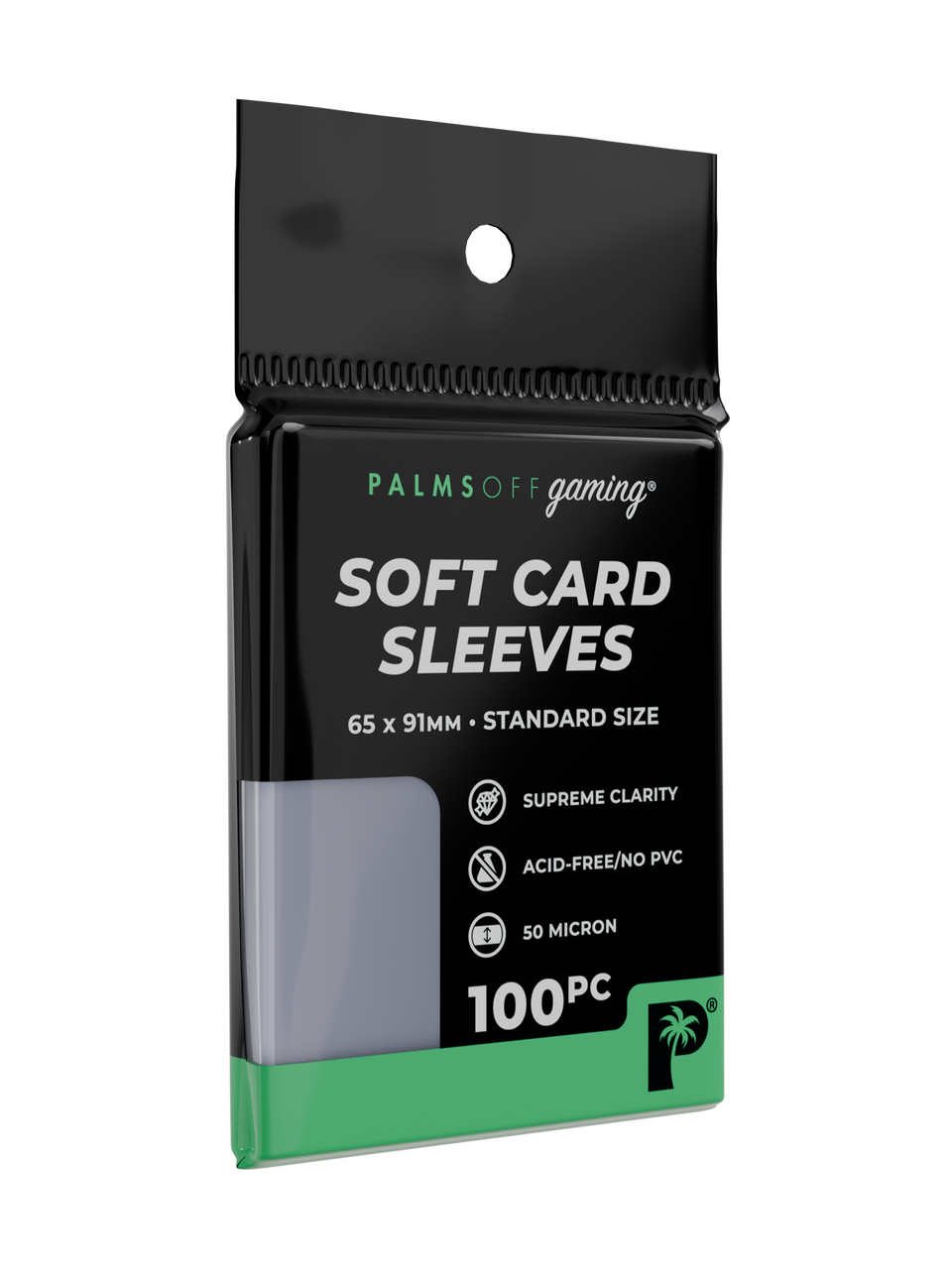 Palms Off Soft Sleeves (100pc) - Standard Size - Penny Sleeves