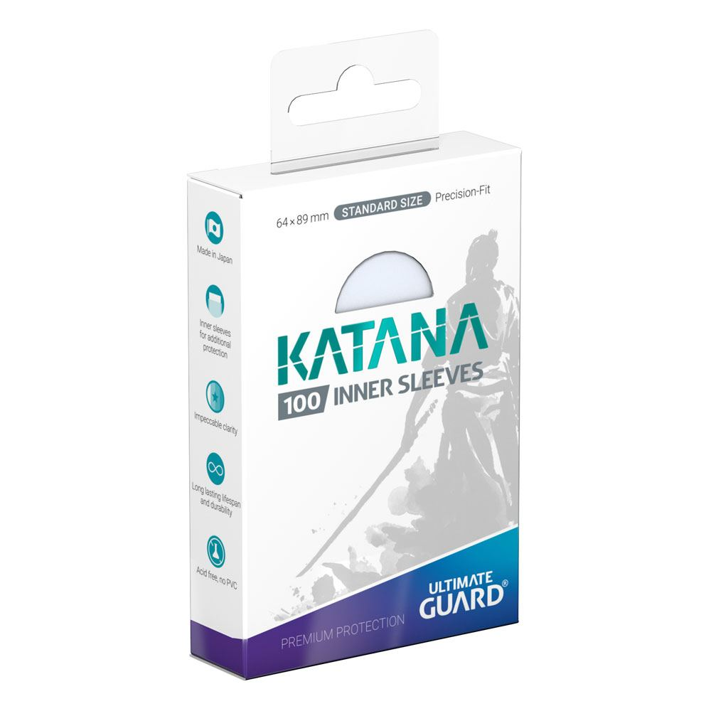 Ultimate Guard Katana INNER Sleeves 100ct Standard - Transparent
