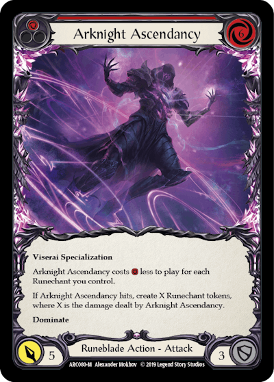 Arknight Ascendancy - ARC080 - (Red) - Non-Foil - Majestic - Arcane Rising