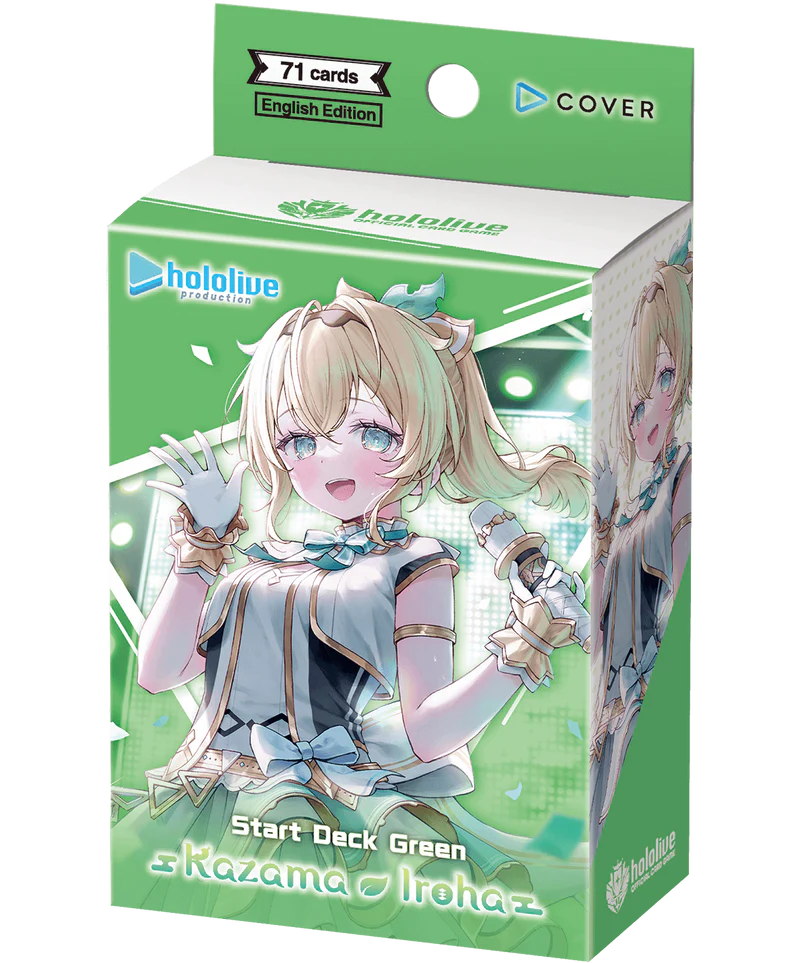 [hololive OFFICIAL CARD GAME] Kazama Iroha Starter Deck Green