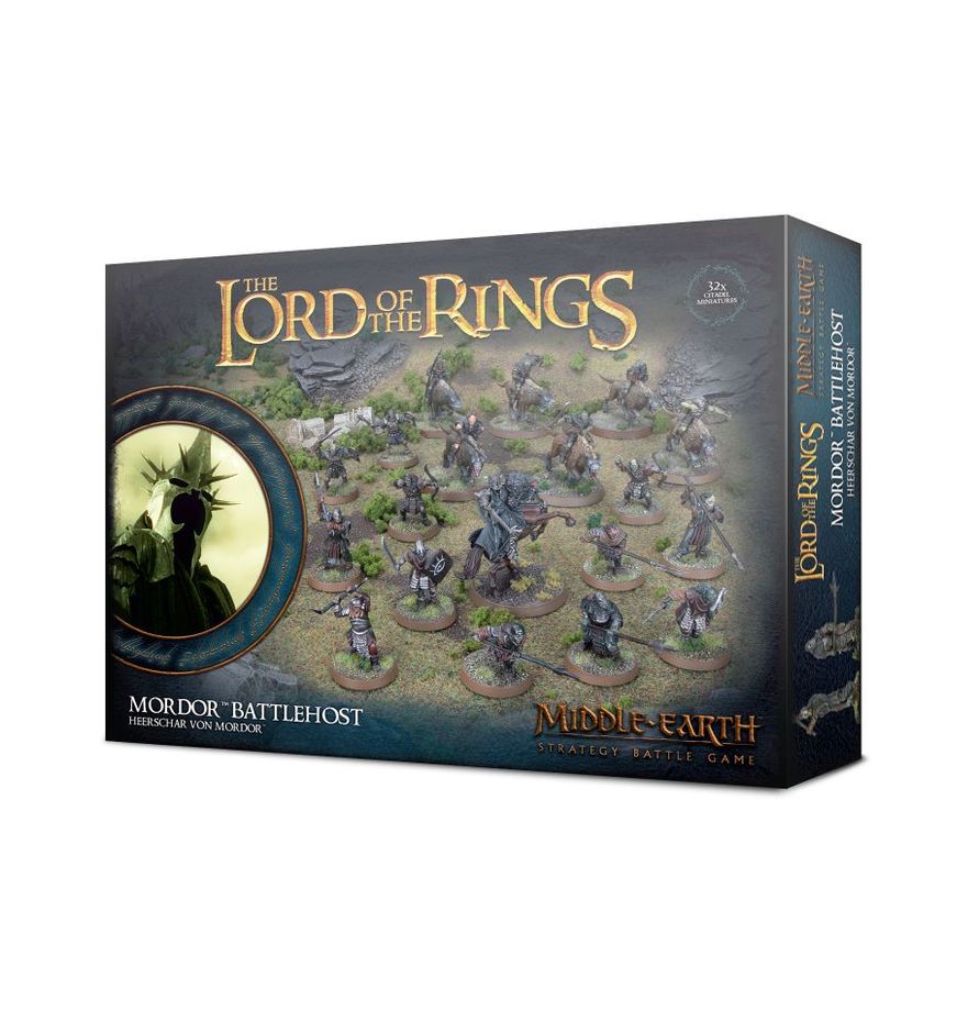 Middle Earth Strategy Battle Game Lord of The Rings Mordor Battlehost