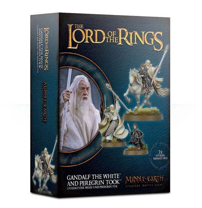 Middle Earth Strategy Battle Game: Gandalf The White and Peregrin Took