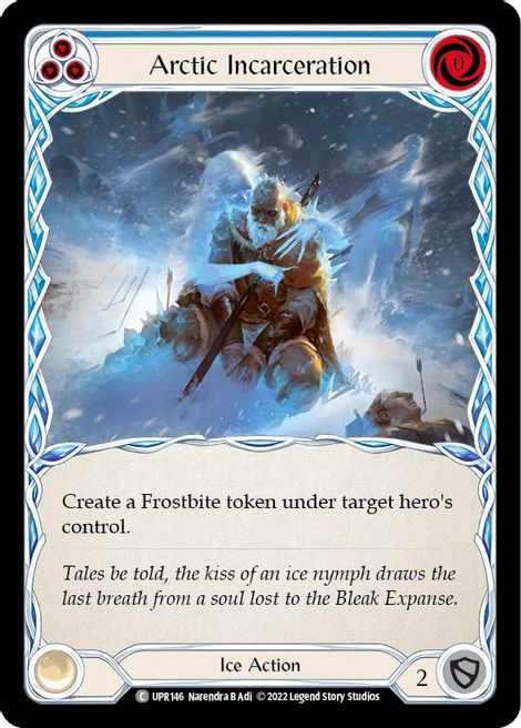Arctic Incarceration - UPR146 - (Blue) - Rainbow Foil - Common - Uprising