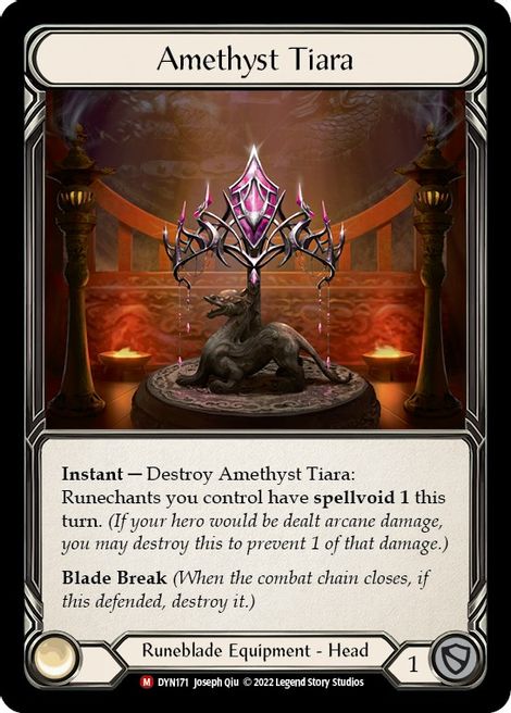 Amethyst Tiara - DYN171 - (Equipment) - Non Foil - Majestic - Dynasty