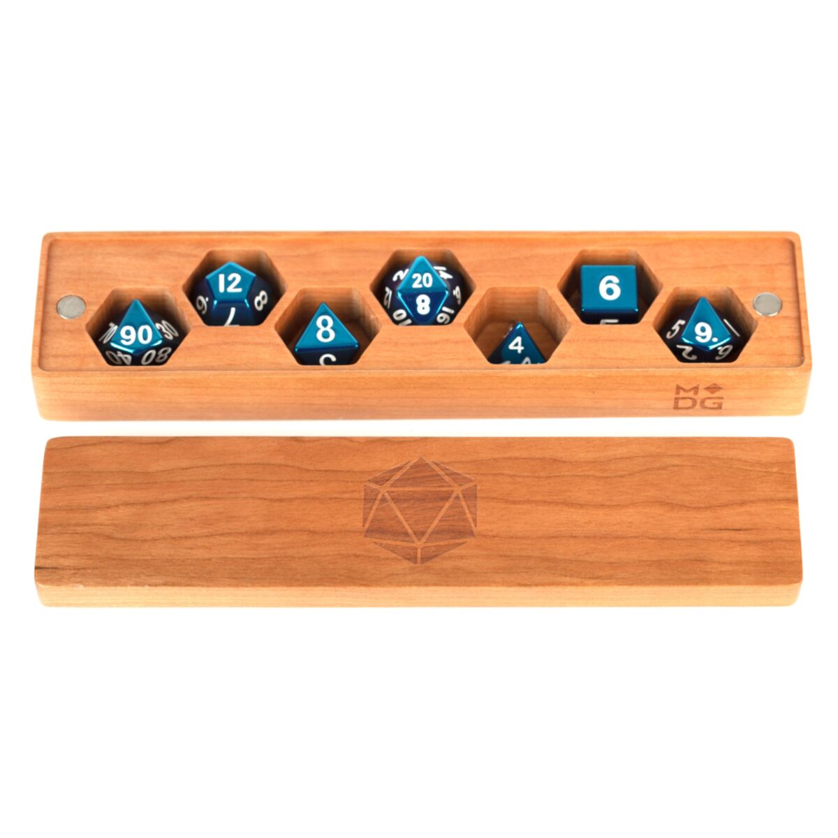 Fanroll: Premium Wood Dice Vault: Cherry