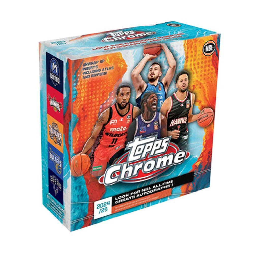 TOPPS Chrome 2024/25 NBL Basketball Cards - Mega Pack