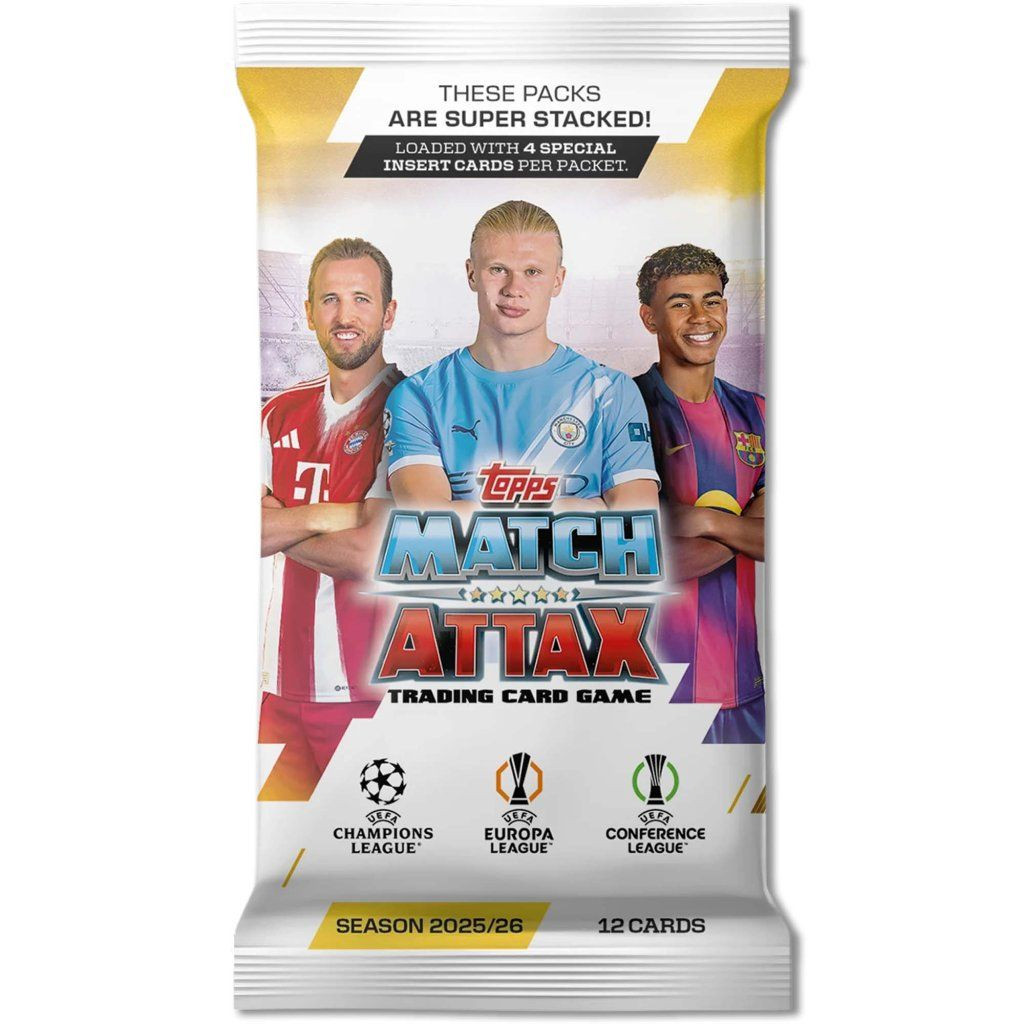 Topps Match Attax UEFA Champions League 2025/2026 Edition Booster Pack