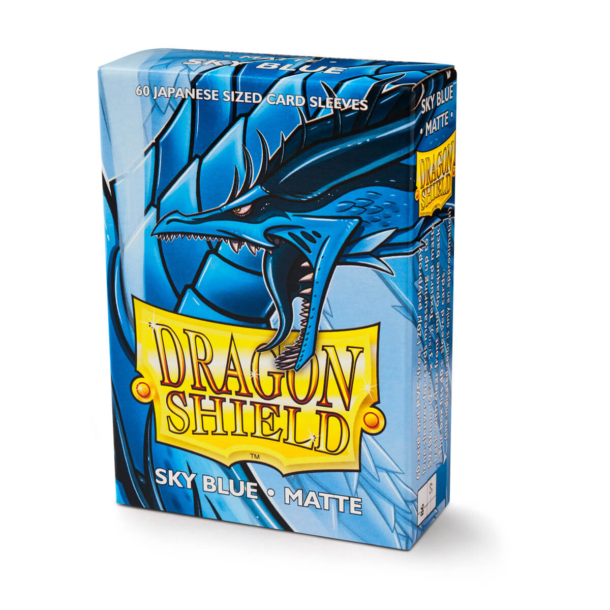 Dragon Shield: Sleeves (60ct) Matte - Sky Blue (Japanese)