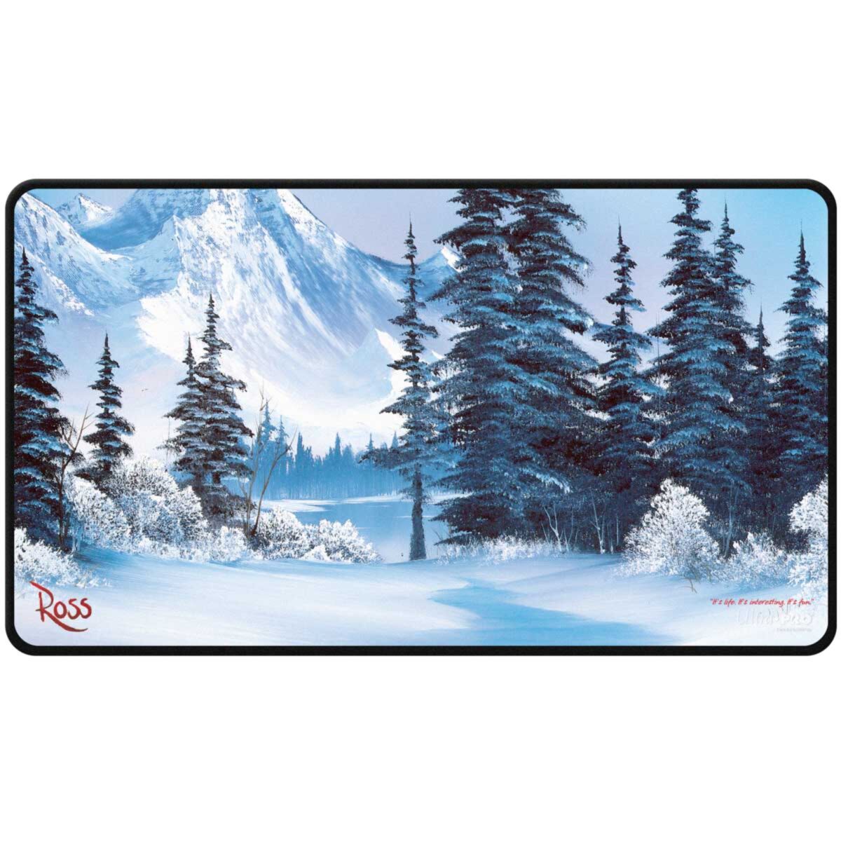 Bob Ross - Winter Paradise Playmat