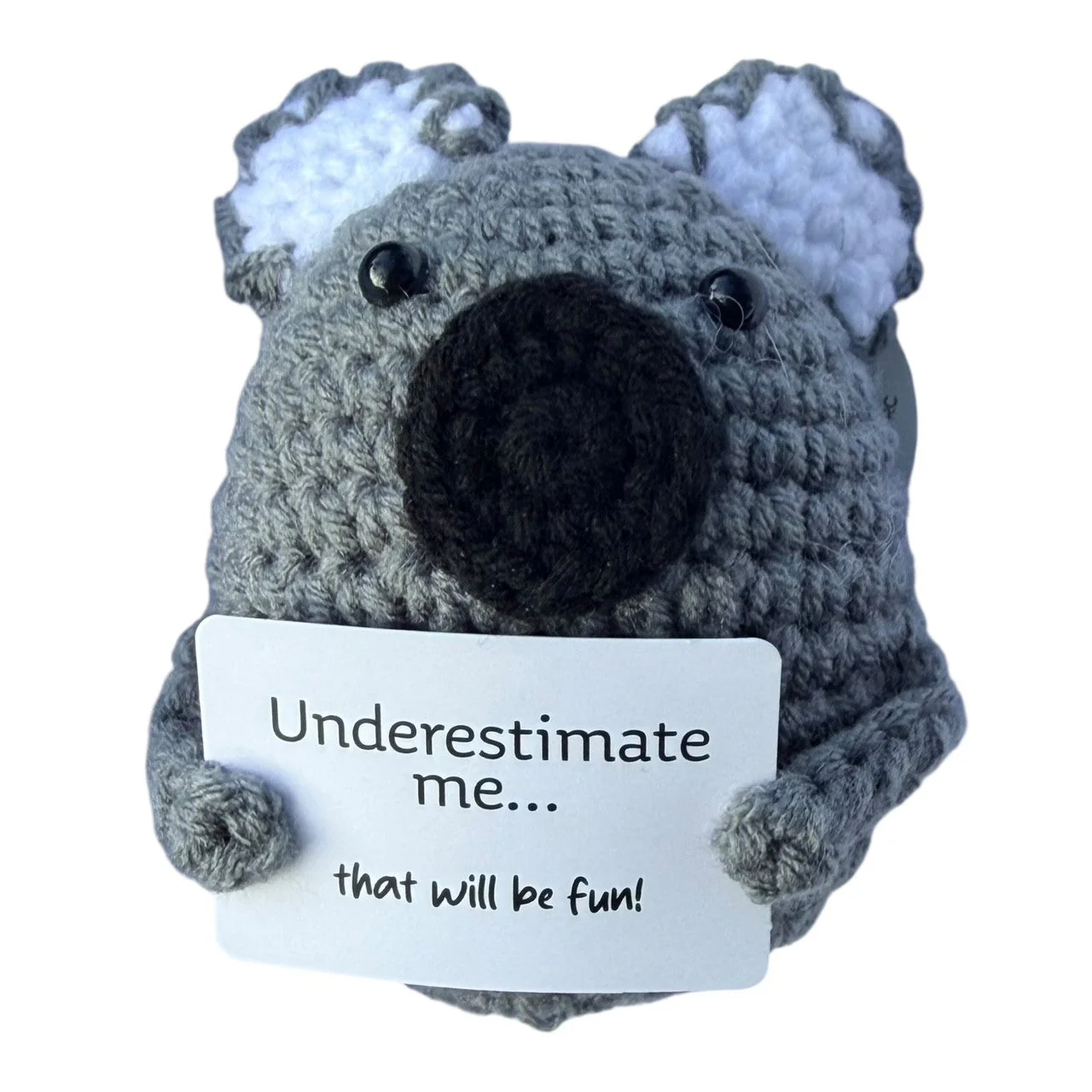 Mini Hand Crochet Plush Support - Koala