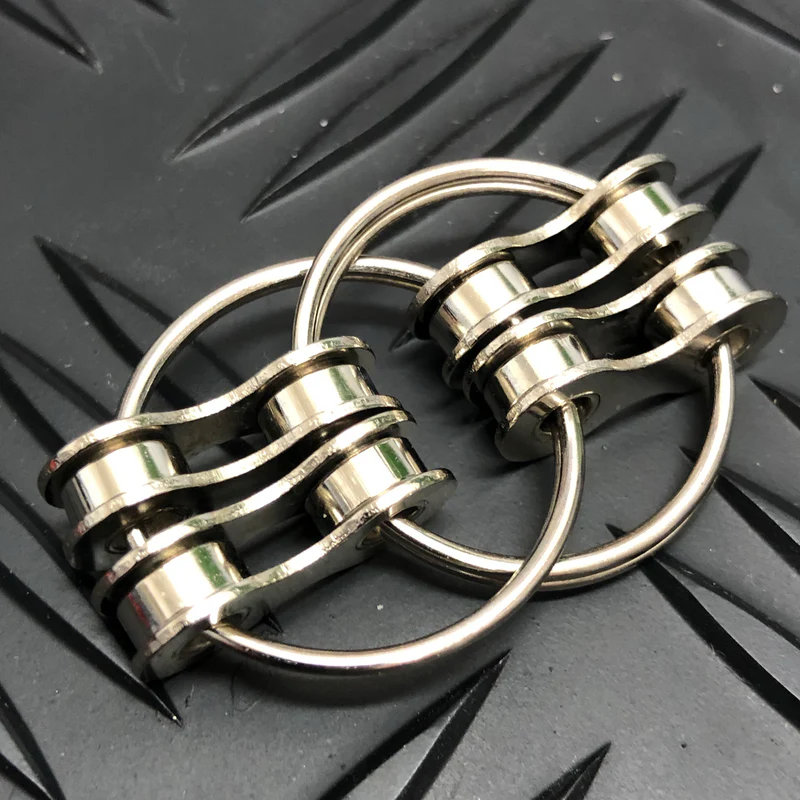 Loop Fidget - Double Link - Silver Small