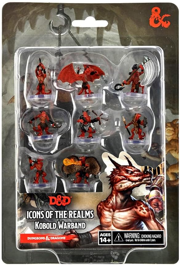 Dungeons & Dragons Icons of the Realms Kobold Warband Premium Figure Set