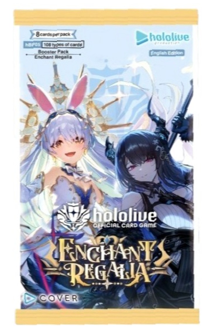 [hololive OFFICIAL CARD GAME] hBP05e Enchant Regalia - Booster Pack