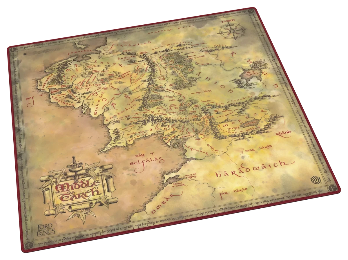 Playmat Oversized 61x 61cm The Lord of the Rings "Places of Middle-Earth"