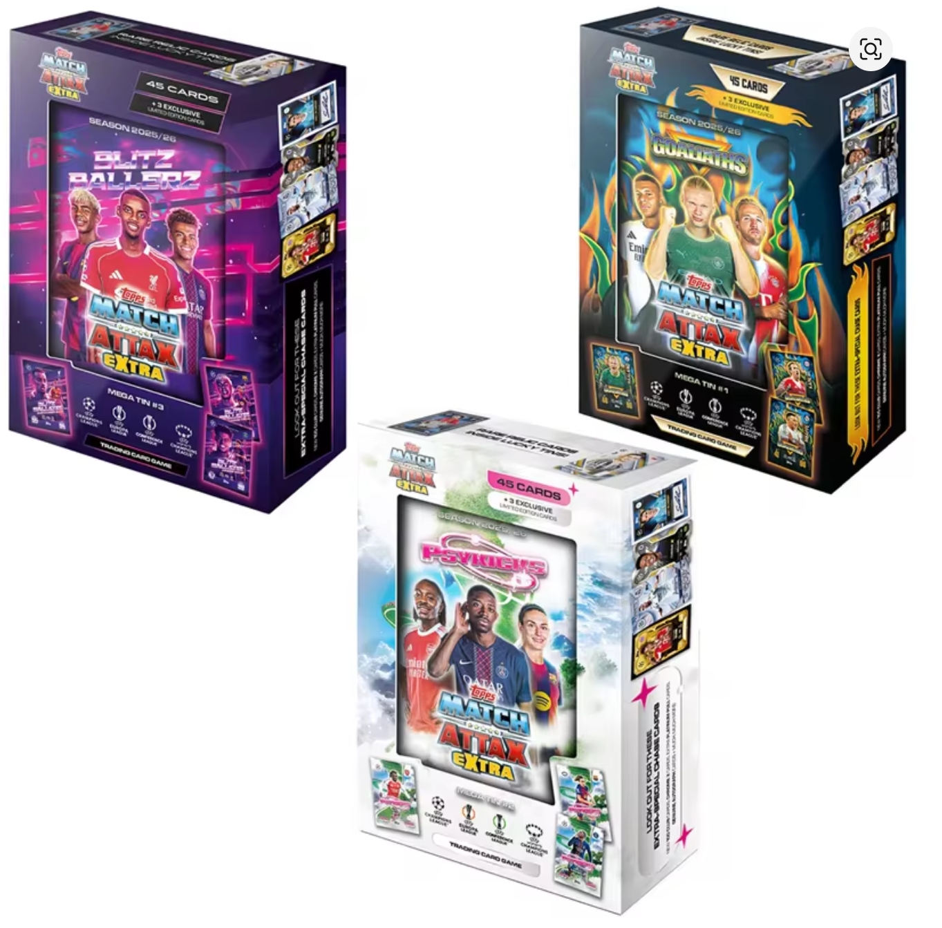 Topps UCC Match Attax EXTRA Champions League 2025/2026 Edition Mega Tin