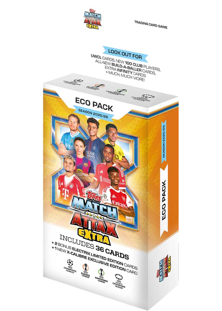 Topps UCC Match Attax EXTRA Champions League 2025/2026 Edition Eco Box