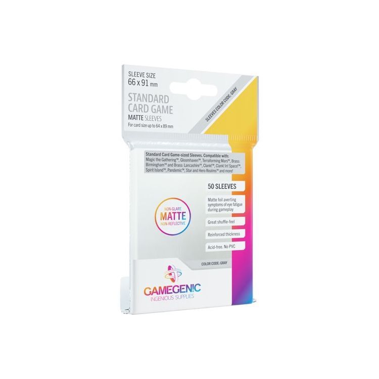 Gamegenic Matte Sleeves: Standard Card Game (50)