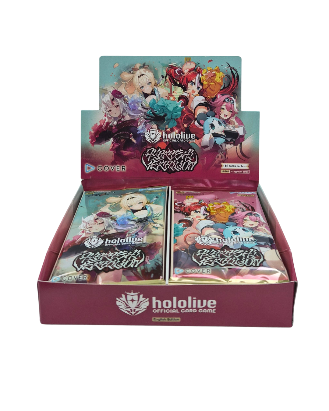 [hololive OFFICIAL CARD GAME] hBP06e  Ayakashi Vermilion - Booster Box