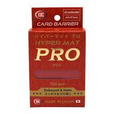KMC Sleeves - Hyper MAT PRO: Red (100ct)