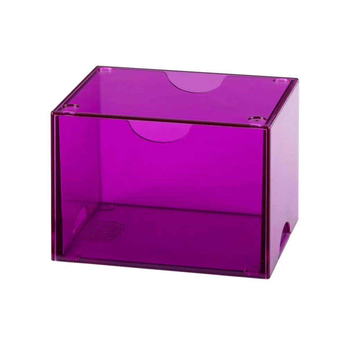 Dragon Shield: Deck Box – Strongbox – Clear: Purple