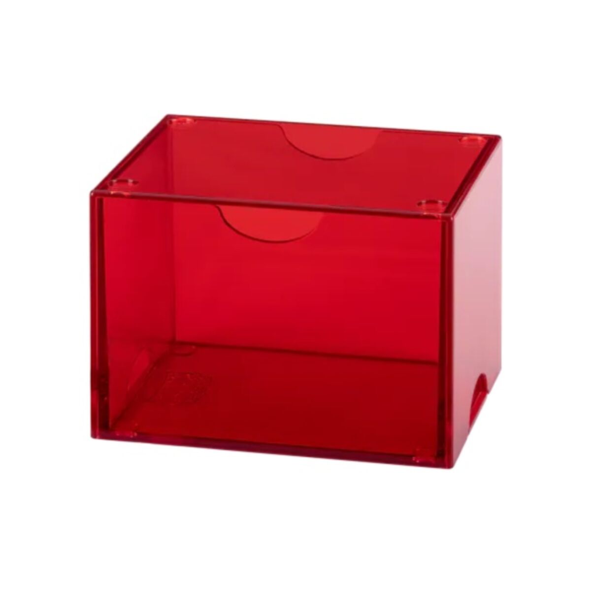 Dragon Shield: Deck Box – Strongbox – Clear: Red