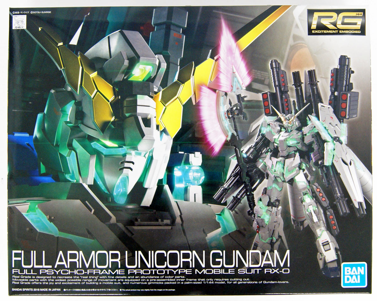 RG 1/144 Full Armor Unicorn Gundam Full Psycho-frame Prototype
